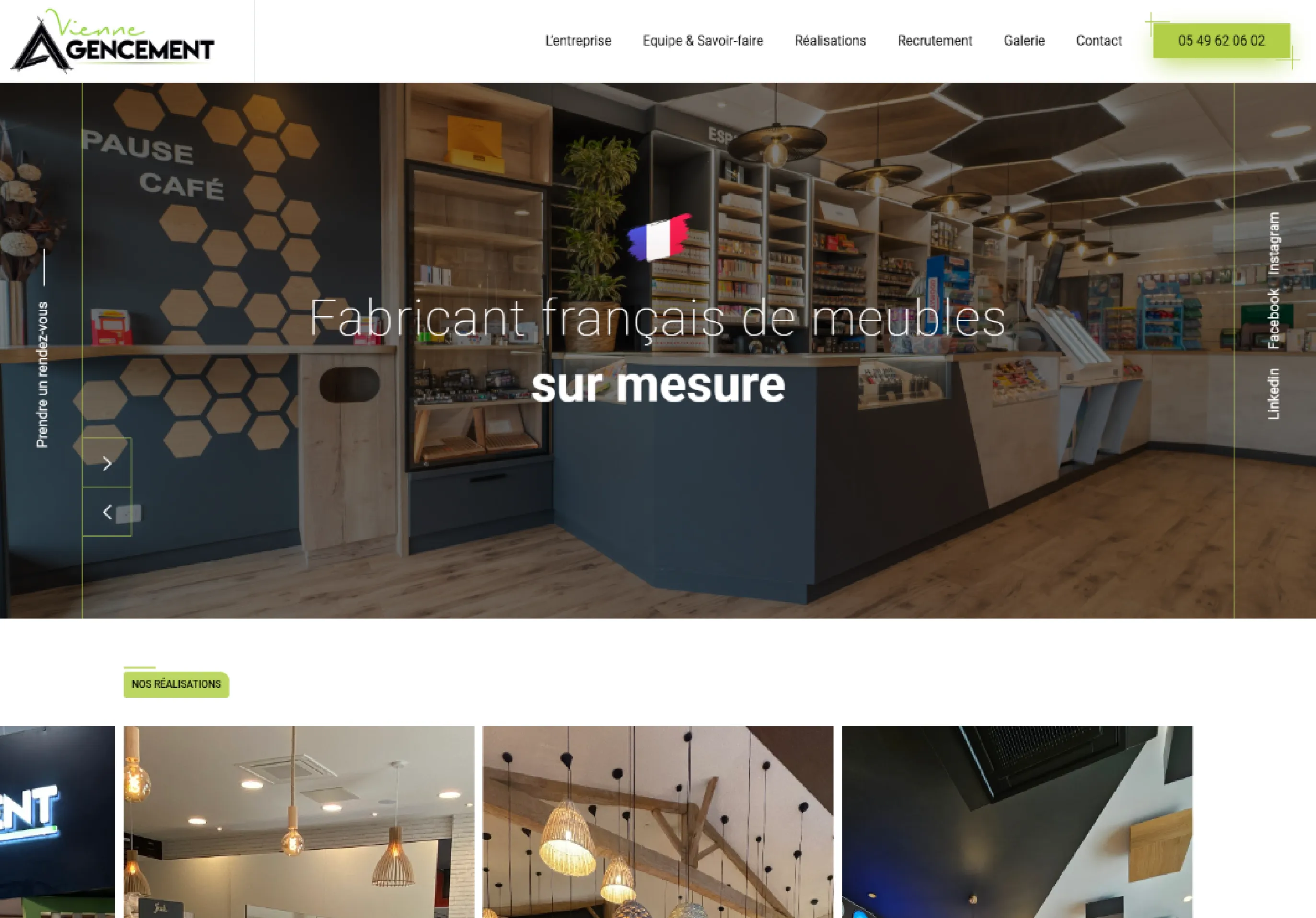 Custom Furniture for Vienne Agencement